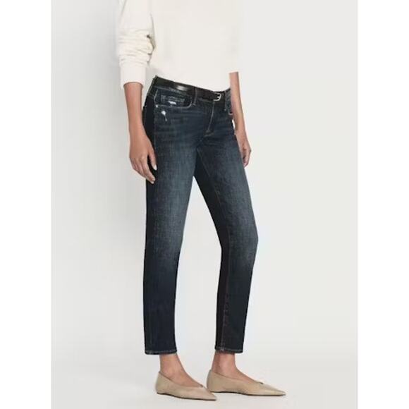 FRAME Womens size 33 Le Garçon Crop Covant Denim Jeans LGJC6540 - Picture 2 of 13